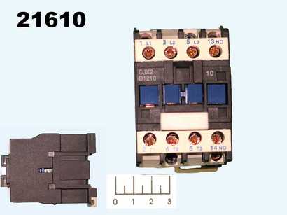 Контактор (пускатель) 24V 12A (CJX2-1210) (дополнительные контакты NO)