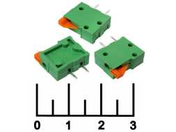 Клеммник линейный 1pin 1.5мм горизонтальный (DG141R)
