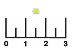 Светодиод LED 3528UWC 8lm 6000K SMD (1563)
