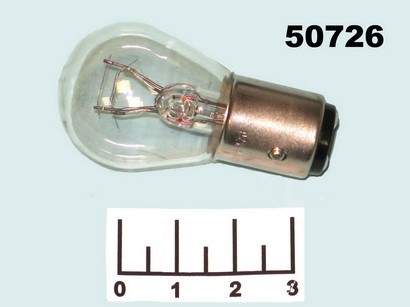Лампа 12V 21/4W BAZ15D Philips 2 контакта (смещенные) 12594CP