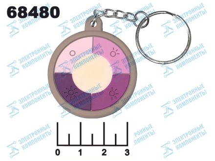 Брелок-тестер ультрафиолетовой интенсивности EL-0713