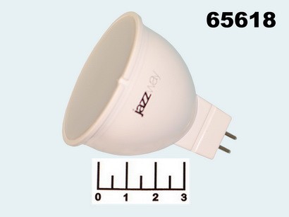 Лампа светодиодная 220V 7W MR16 GU5.3 4000K белый Jazzway диммируемая (49.9*54.5) (540lm)