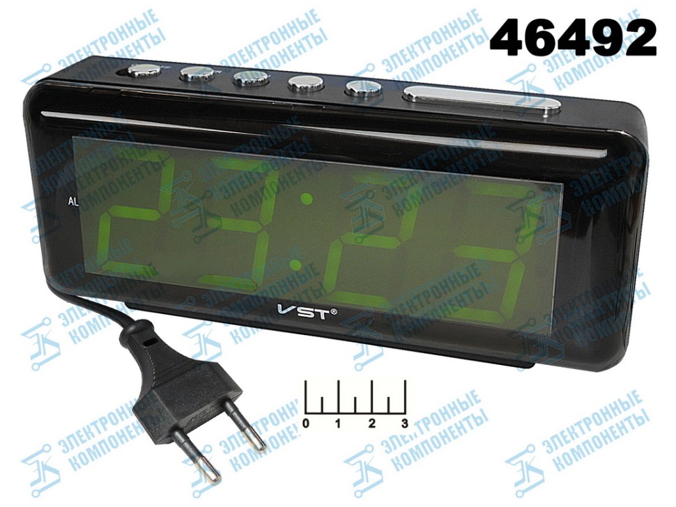 Часы цифровые VST-762-2 зеленые
