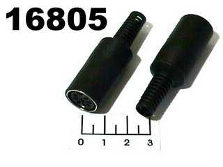 Разъем DIN 8pin гнездо на кабель имп