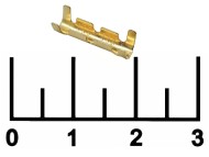 Клемма соединительная под обжим 2.5мм латунь (ГС 2.5)