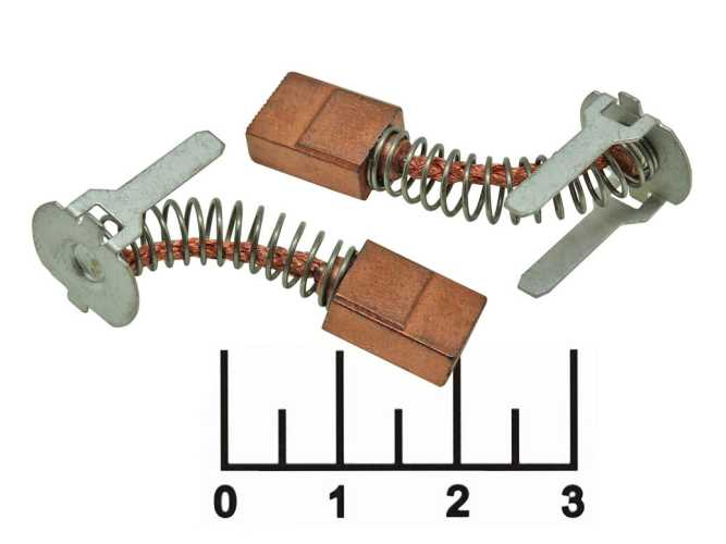 Щетка меднографитовая 5*8*11 Bosch GSB180-LI/GSRR180-LI/GSR140-LI/GSB140-LI (2 штуки)