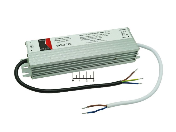 Блок питания 12V 8.3A 100W LE12V-100W Viasvet IP67