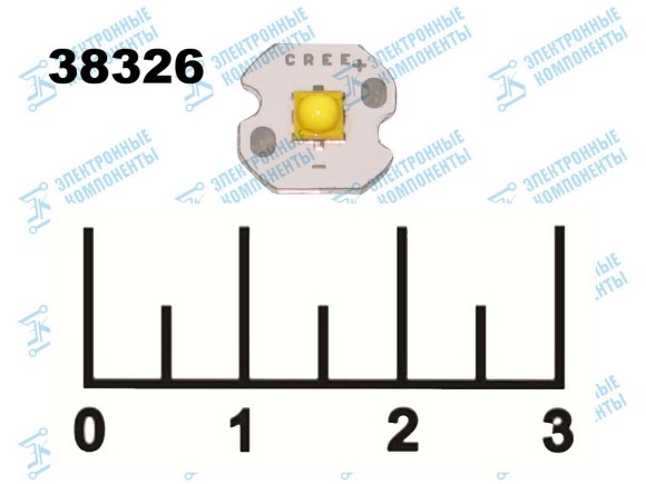 Светодиод LED 3W белый 3.5V 297lm 4200K 12мм Cree XP-E 3W