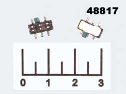 Микропереключатель движковый 2-х позиционный 6 контактов (IS-2245S)