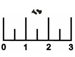 Винт для ноутбука М1.2*2мм черный (1 штука)