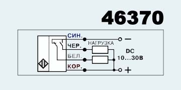 Индуктивный выключатель ВБ2.12М.55.4.6.1.К 10...30V 300mA NPN NO/NC (4мм не встраиваемый)