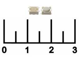 Кнопка тактовая 3*4*2.5 (№17/S0078)