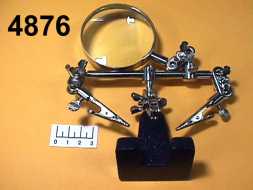 Лупа-подставка паяльная с захватом 60мм (JM-501/BX-806/TS-36)