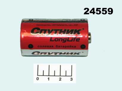 Батарейка D-1.5V Спутник LongLife R20