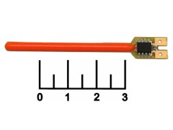 Светодиодная линейка с контроллером 3V красный (2 режима)