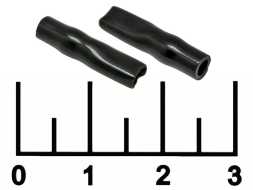 Кембрик на клемму 2.8мм черный