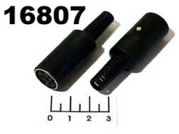 Разъем DIN 6pin гнездо на кабель имп