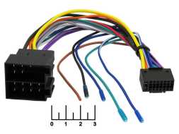 Переходник для китайских автомагнитол android/ISO16шт (5pin)