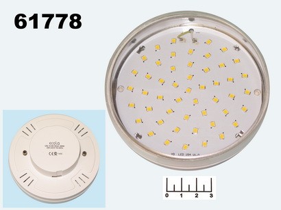 Лампа светодиодная 220V 10W GX70 4200K белый прозрачная Ecola T7TV10ELC