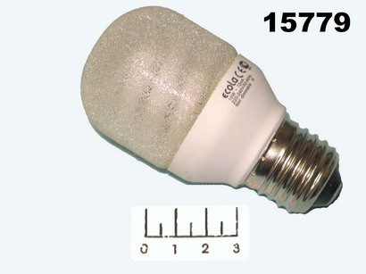 Лампа энергосберегающая 10W E27 4000K белый цилиндр искристый Ecola (45*86) B7SV10ECD