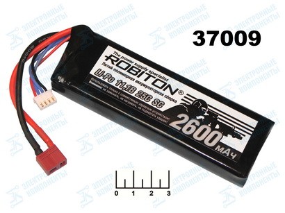 Аккумулятор 11.1V 2.6A Robiton LP-STB3-2600 Lithium polymer
