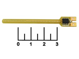Светодиодная линейка с контроллером 3V синий (2 режима)