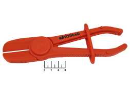 Зажим для гибких шлангов с фиксатором 22-42мм (30403)