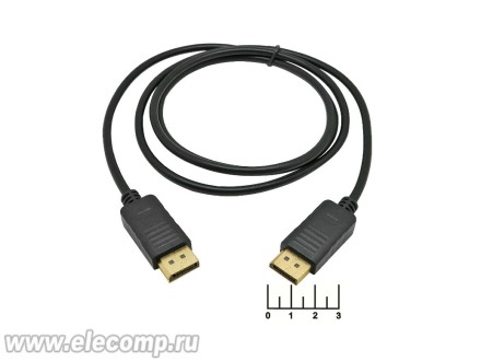 Шнур DisplayPort-DisplayPort gold Premier 1.5м (5-869)