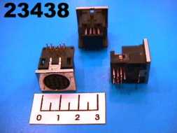 Разъем DIN 13pin гнездо на плату