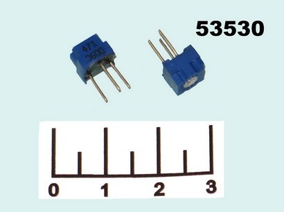 Резистор подстроечный 470 Ом 3323P-471 (+114)