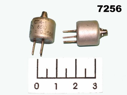 Резистор подстроечный 3.3 кОм 0.25W СП4-1-0.25 (+41)