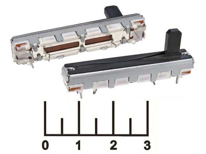 Резистор переменный 5 кОм B RS301111A01G (+26) (ползунковый)