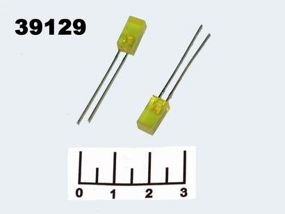 Светодиод LED L-1553YDT желтый 3V 10*5*5мм