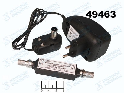 Антенный усилитель 48.5-862 МГц УСШ-2А-DX In-line BAS-8211