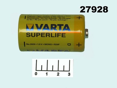 Батарейка D-1.5V Varta Superlife 2020 R20