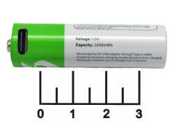 Аккумулятор AA 1.5V 2.6A + Type C By Smartoools