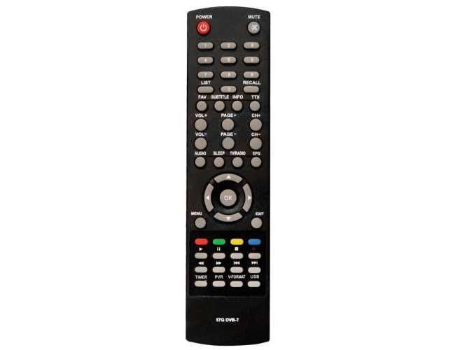 Пульт для ресивера DVB-T2 Gold Master/Skytech 57G DVB-T
