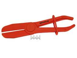 Зажим для гибких шлангов с фиксатором 22-60мм (30403)