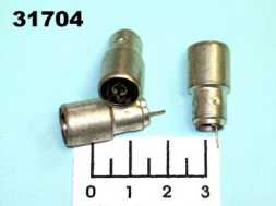 Разъем TV гнездо под пайку к тюнеру 20мм (S0189)