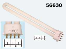 Лампа люминесцентная 11W 2G7 6400K белый холодный Camelion 4 контакта FPL