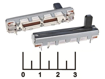 Резистор переменный 10 кОм B RS301111A01G (+26) (ползунковый)
