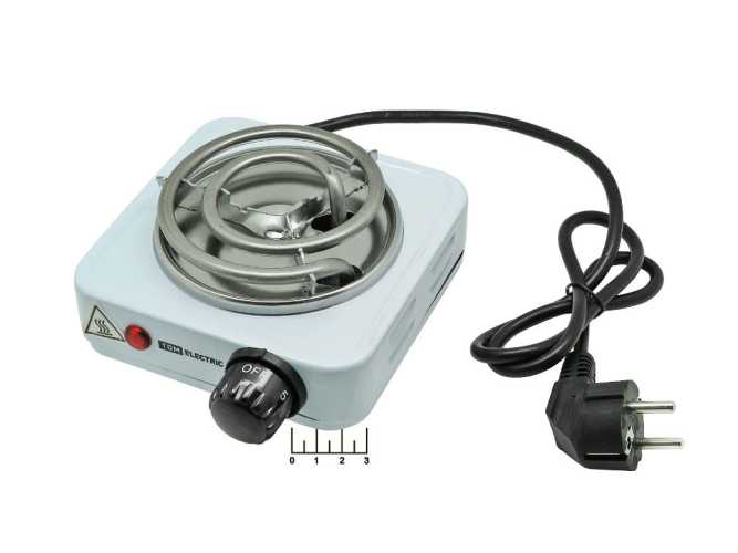 Электроплитка 1 конфорка 500W 137мм TDM ЭПС1 мини SQ2504-0017 (спираль)