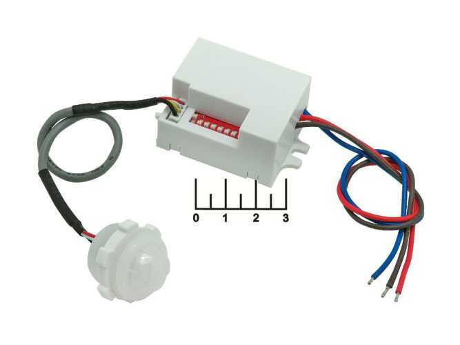 Датчик движения 220V 100W 160* выносной MD-021 Эра белый