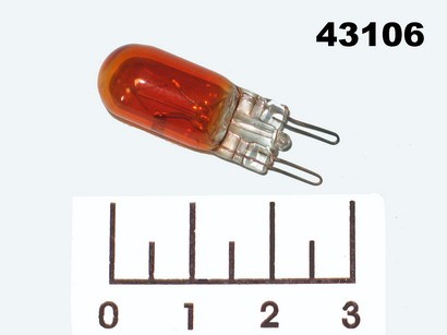 Лампа 12V 10W оранжевая
