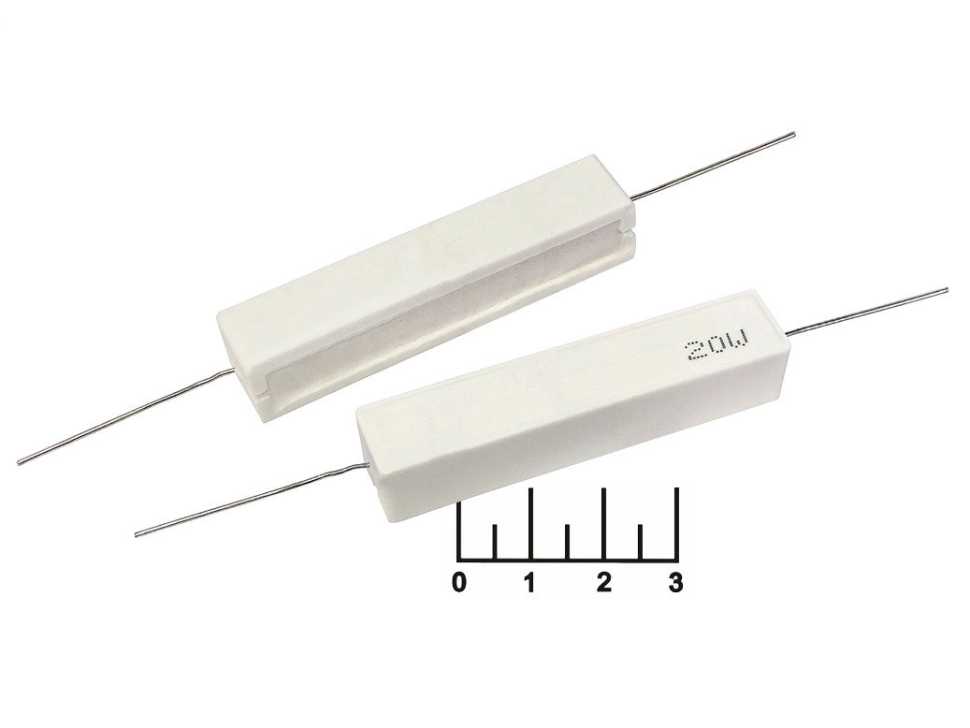 Резистор 1 кОм 20W SQP-20 | купить в розницу и оптом