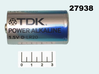БАТАРЕЙКА D-1.5V TDK POWER ALKALINE LR20