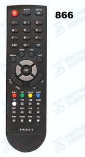 Пульт для ресивера DVB-T2/SAT Globo/МТС/Телекарта/E-RCU-012/GL100/HD X110P/X8 HD