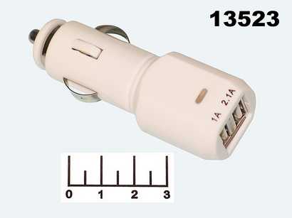 Автомобильное зарядное устройство 2USB 5V 2.1A 18-1193