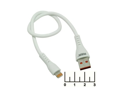 Переходник USB A штекер/Lightning штекер 30см MRM G04 (быстрая зарядка)