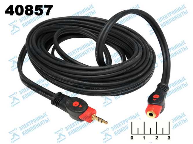 Шнур AUD 3.5-AUD 3.5 гнездо стерео 7м gold пластик Dayton (3-0340)